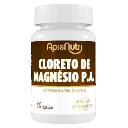 Cloreto de Magnésio P.A. 600mg 60 Cáps Imagem