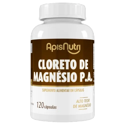 Cloreto de Magnésio P.A. 600mg 120 Cáps Imagem
