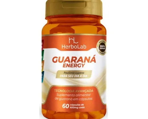 Guaraná Energy 60 cápsulas 600mg Imagem