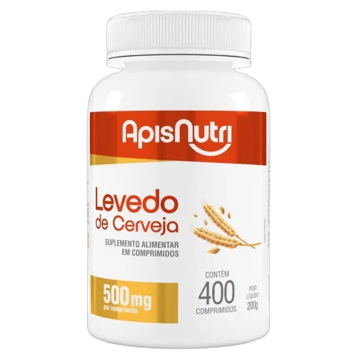 Levedo De Cerveja 500mg 400cp Imagem