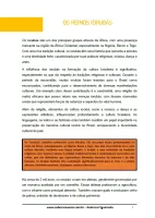 057 - História - Sociedades e Culturas Africanas - Os Reinos Iorubás - 7º ano - PDF com 11 páginas - Foto 2
