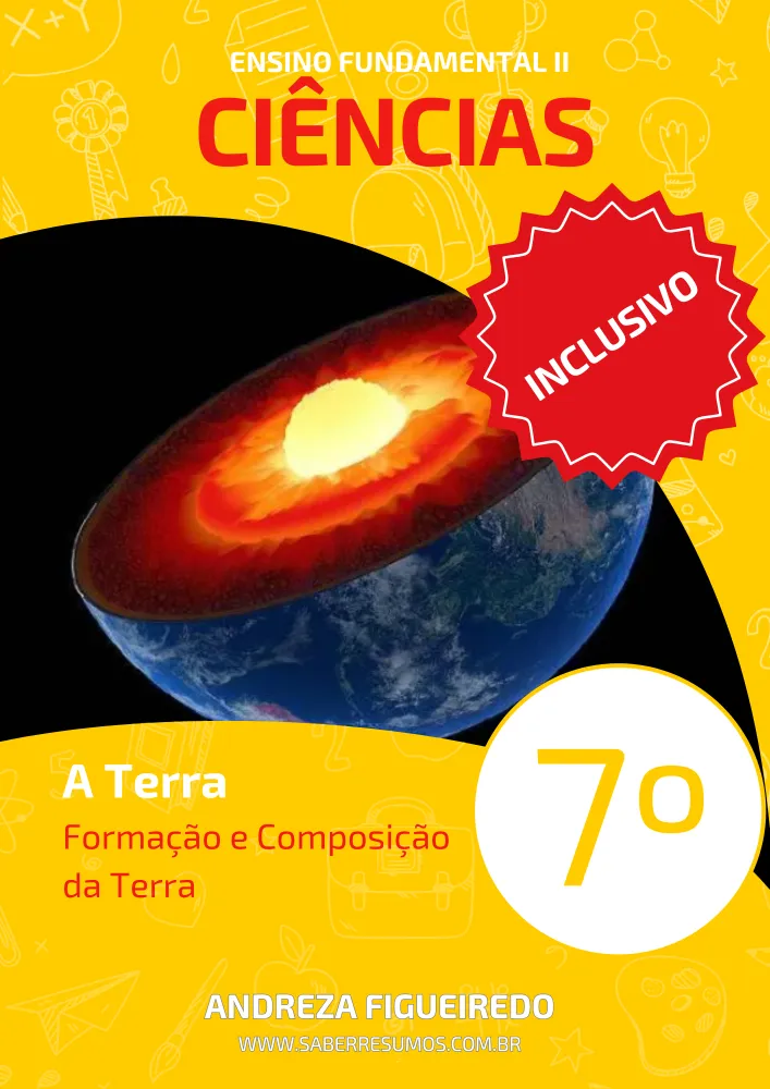 729 - Ciências - Aprendizado Inclusivo - A Terra - Formação e Composição da Terra - 7º ano - PDF com 9 páginas Imagem