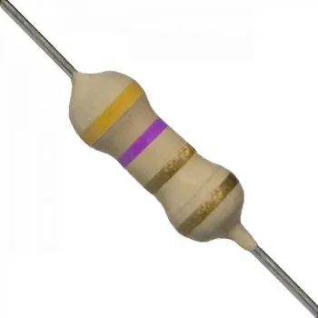 RESISTOR 4R7 1/4W 5% 