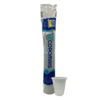 Copo água  180ml ABNT Branco COPOMAIS  c/100