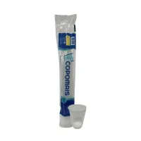  Copo água  200ml ABNT Transparente COPOMAIS  c/100