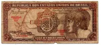 C111 - 5 Cruzeiros - Série 046 - Índio - Data: 1961 - UTG