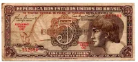 C111 - 5 Cruzeiros - Série 047 - Índio - Data: 1961 - MBC