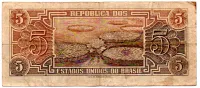 C111 - 5 Cruzeiros - Série 047 - Índio - Data: 1961 - MBC - Foto 2