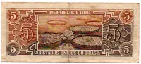 C111 - 5 Cruzeiros - Série 047 - Índio - Data: 1961 - MBC - Foto 2