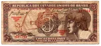 C111 - 5 Cruzeiros - Série 047 - Índio - Data: 1961 - BC