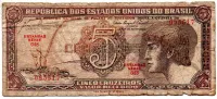 C111 - 5 Cruzeiros - Série 048 - Índio - Data: 1961 - UTG