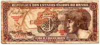 C111 - 5 Cruzeiros - Série 048 - Índio - Data: 1961 - BC