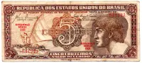 C111 - 5 Cruzeiros - Série 048 - Índio - Data: 1961 - MBC