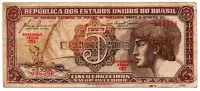 C111 - 5 Cruzeiros - Série 051 - Índio - Data: 1961 - MBC