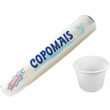 Copo água  50ml ABNT Branco COPOMAIS  c/100