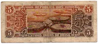 C111 - 5 Cruzeiros - Série 051 - Índio - Data: 1961 - BC - Foto 2