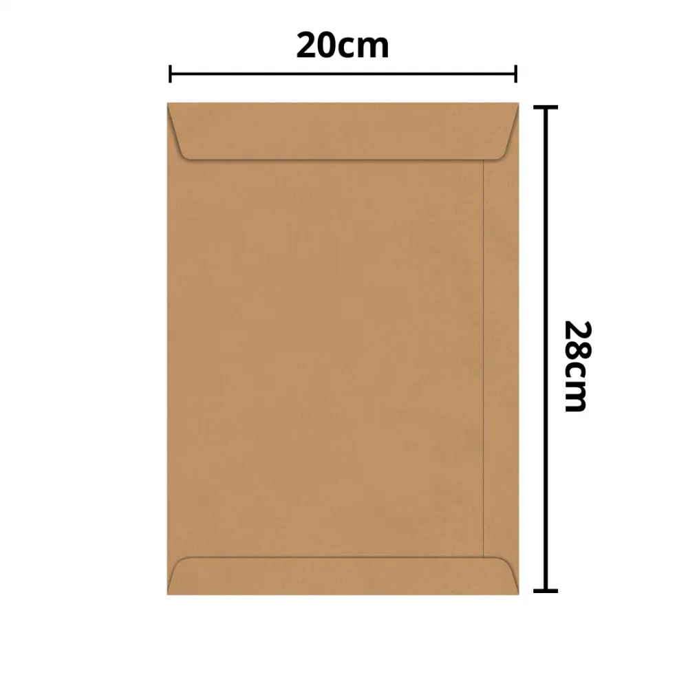 Envelope Kraft 20x28cm c/10 unid.