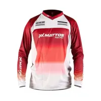 CAMISA CREATION VERMELHA/BRANCA - MATTOS RACING