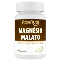 Suplemento Magnésio Malato 600mg 60 Cáps