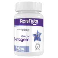 Óleo de Borragem 500mg 60 Cáps