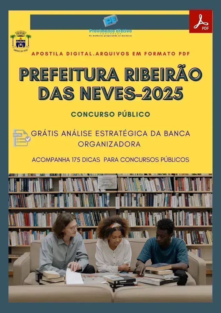 Apostila Pref Ribeirão da Neves Fonoaudiólogo 2025