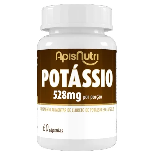 Suplemento Mineral de Potássio 528mg 60 Cápsulas