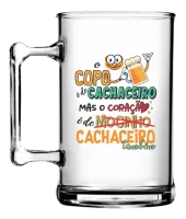 Caneca de Chopp Personalizadaem Acrílico Vários Temas a Sua Escolha - Praticidade e Estilo !   - Foto 7