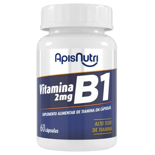 Suplemento de Vitamina B1 280mg 60 Cáps Imagem
