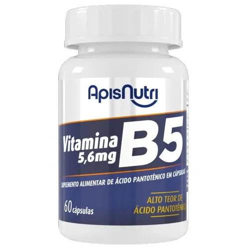 Suplemento de Vitamina B5 280mg 60 Cáps Imagem