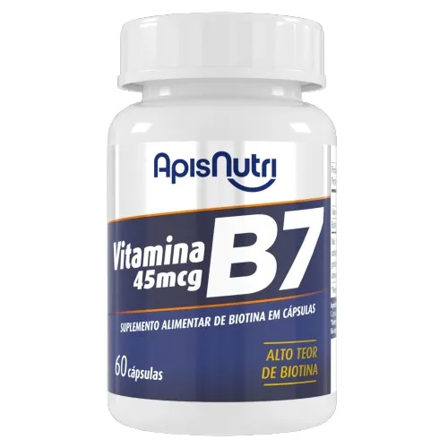 Suplemento de Vitamina B7 280mg 60 Cáps Imagem