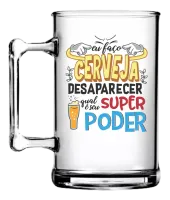 Caneca de Chopp Personalizadaem Acrílico Vários Temas a Sua Escolha - Praticidade e Estilo !   - Foto 3
