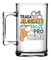 Caneca de Chopp Personalizadaem Acrílico Vários Temas a Sua Escolha - Praticidade e Estilo !   - Foto 9