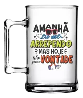 Caneca de Chopp Personalizadaem Acrílico Vários Temas a Sua Escolha - Praticidade e Estilo !   - Foto 10
