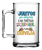 Caneca de Chopp em Acrílico Vários Temas a Sua Escolha - Praticidade e Estilo Para a Folia!   - Foto 11
