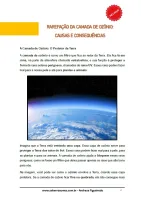 731 - Ciências - Aprendizado Inclusivo - As Mudanças da Atmosfera e o Ar das Cidades - A Rarefação da Camada de Ozônio - 7º ano - PDF com 8 páginas - Foto 2