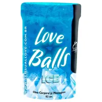 LOVE BALLS BOLINHA ICE 02 UNIDADES - SENSUAL LOVE.                                                                                             LIBYSEXSHOP