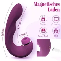 Estimulador Ponto G e Clitóris com Pulsação/Dedilhar/Tapping - ES072 - Foto 4