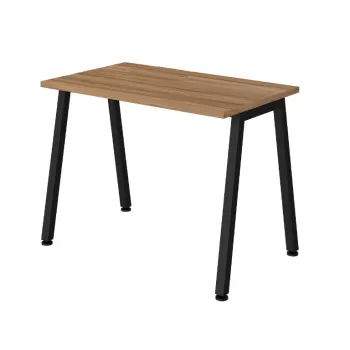 Mesa Reta 1000 Profundidade 700 Pé Metal Cavalete Smart 