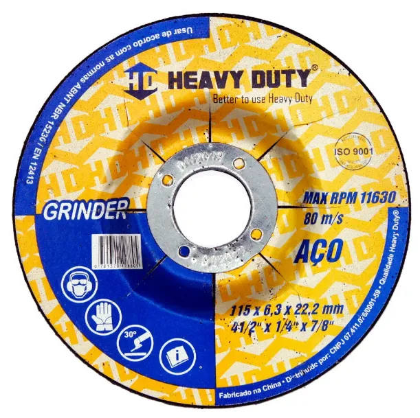 Disco de Desbaste Grinder 115 X 6,3 X 22,2mm - HEAVY DUTY-122834 Imagem