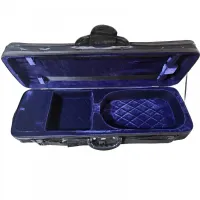 ESTOJO CASE VIOLINO RETANGULAR PRETO&ROXO D' VIOLIN  - Foto 10