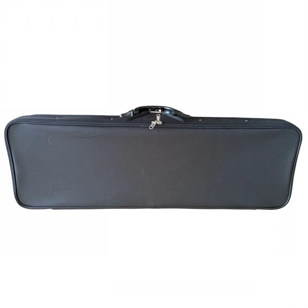 ESTOJO CASE VIOLINO RETANGULAR TÉRMICO BEGE&PRETO Imagem