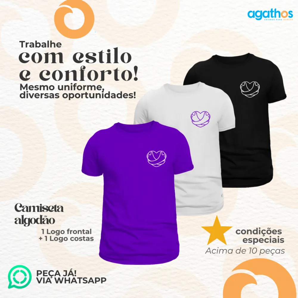 Uniforme Personalizado - Camiseta Convencional Imagem