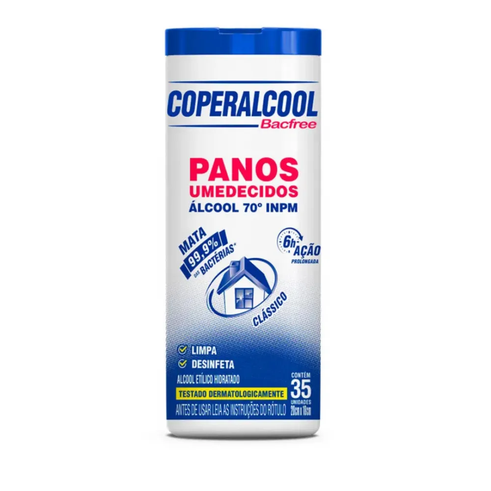 Pano Umedecido Coperalcool 70% C/35