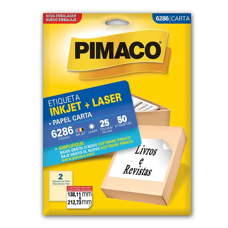 Etiqueta Pimaco 6286 c/25