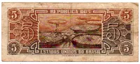 C111 - 5 Cruzeiros - Série 052 - Índio - Data: 1961 - UTG - Foto 2