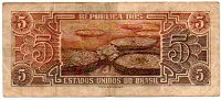 C111 - 5 Cruzeiros - Série 054 - Índio - Data: 1961 - MBC - Foto 2