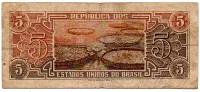 C111 - 5 Cruzeiros - Série 054 - Índio - Data: 1961 - BC - Foto 2