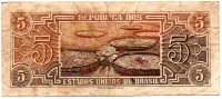 C111 - 5 Cruzeiros - Série 054 - Índio - Data: 1961 - BC - Foto 2