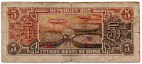 C111 - 5 Cruzeiros - Série 055 - Índio - Data: 1961 - R - Foto 2