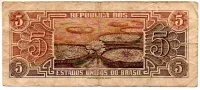 C111 - 5 Cruzeiros - Série 055 - Índio - Data: 1961 - MBC - Foto 2
